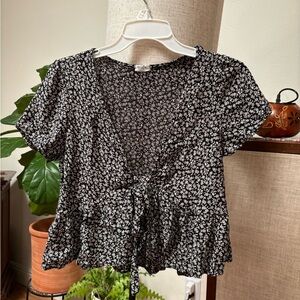 Brandy Melville Wrap Top